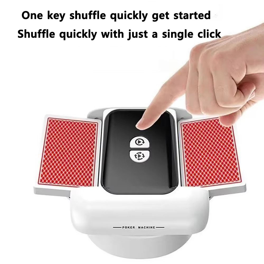Party Games At Home - Máquina automática recarregável de embaralhamento de