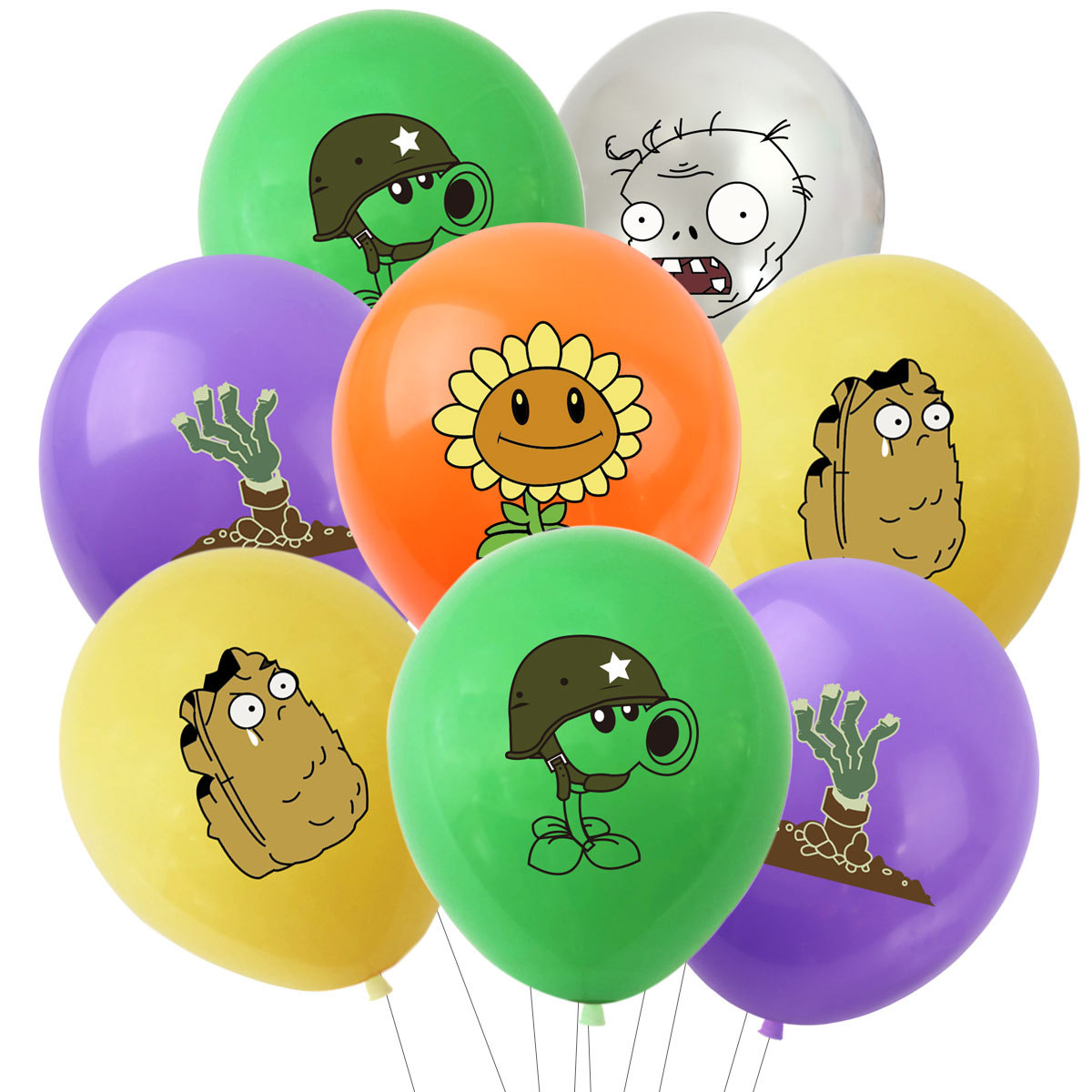Zombie Party Games - 10 pçs 12 polegada plantas vs