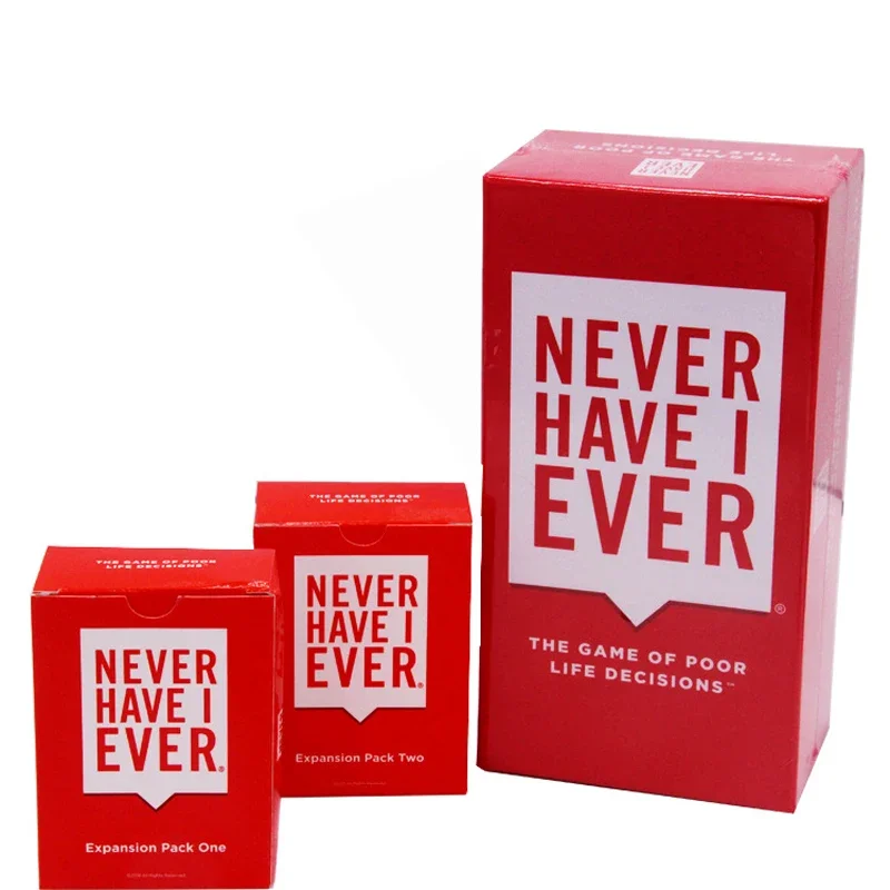 Party Games Never Have I Ever - Mega Set Extensão Jogo de Tabuleiro