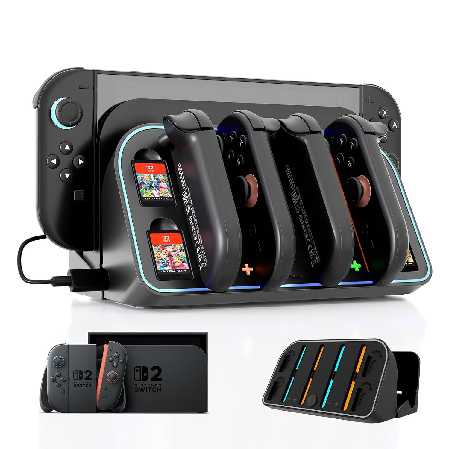 Party Games Nintendo - Dock de Carregamento Montado na Parede