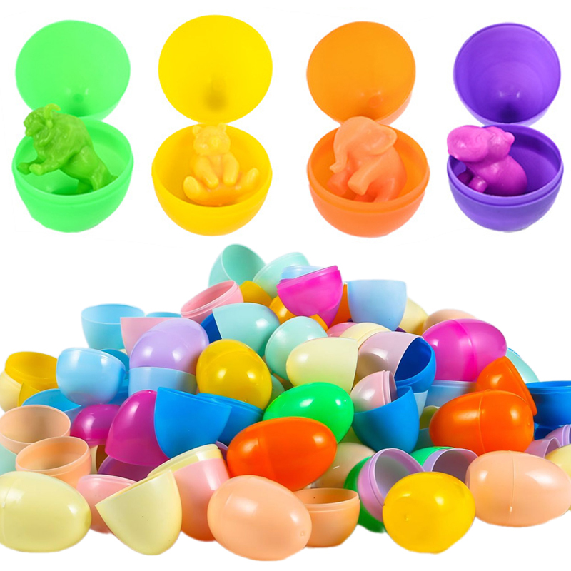 Party Games Egg - 12/24 pçs ovos de páscoa vazios