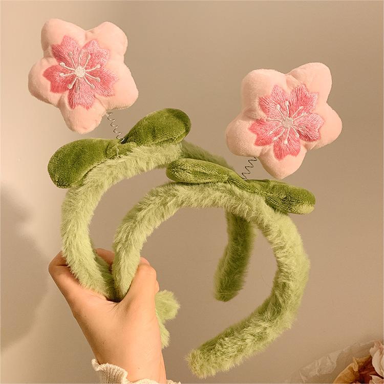 Ring Toss Outdoor - Cute Plush Flower Hair Hoop para
