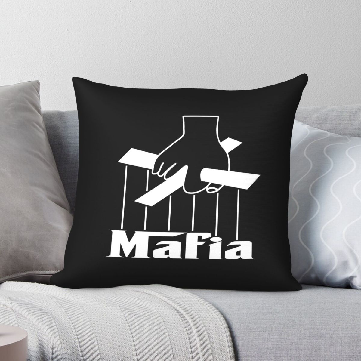 Party Games Mafia - Capa de almofada quadrada para jogo