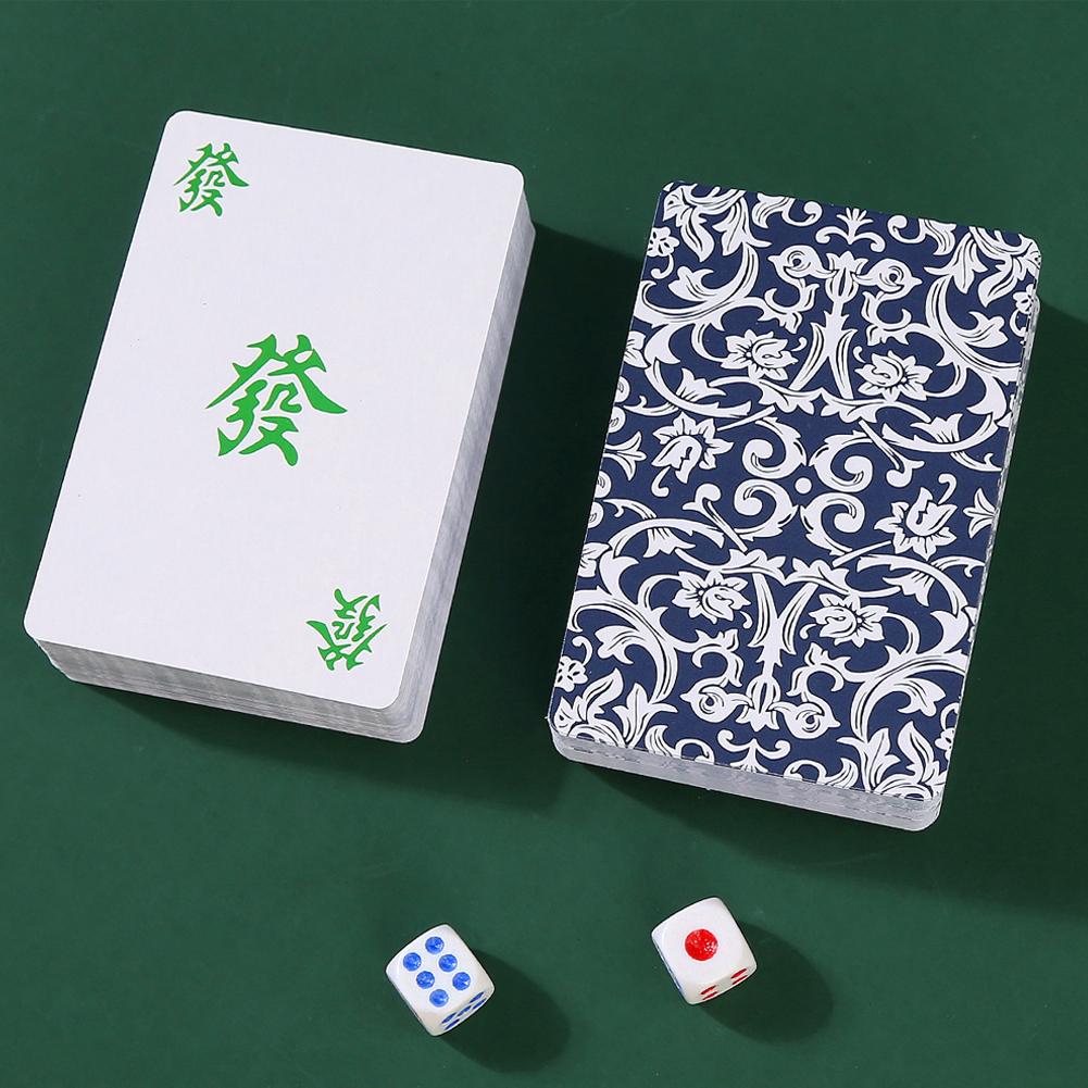Conjunto de Mahjong com 144 Ca - Party Games At Home avaliação e preço
