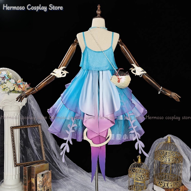 Dolia cosplay traje peruca par - Party Games For Christmas avaliação e preço