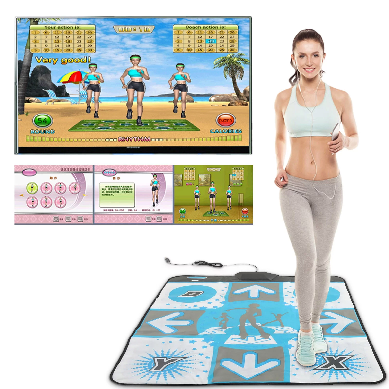 Tapete de dança compatível par - Party Games Nintendo avaliação e preço