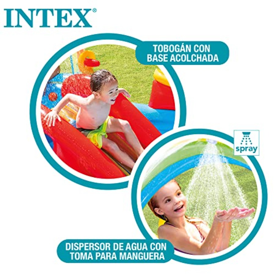 Piscina inflável com escorrega - Ring Toss Outdoor avaliação e preço
