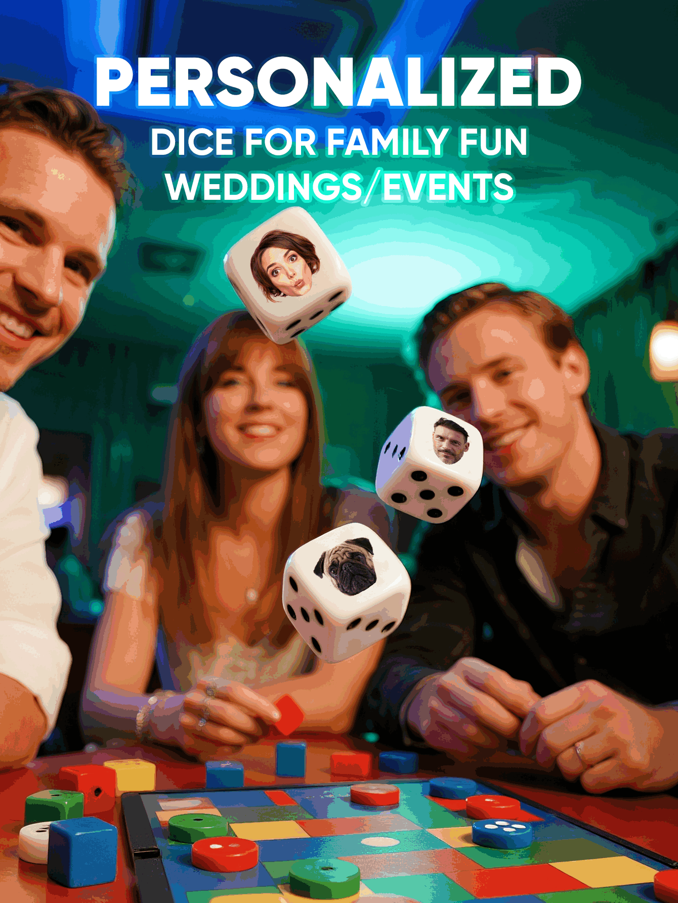 Dado de Rosto Personalizado, D - Party Games For Christmas avaliação e preço