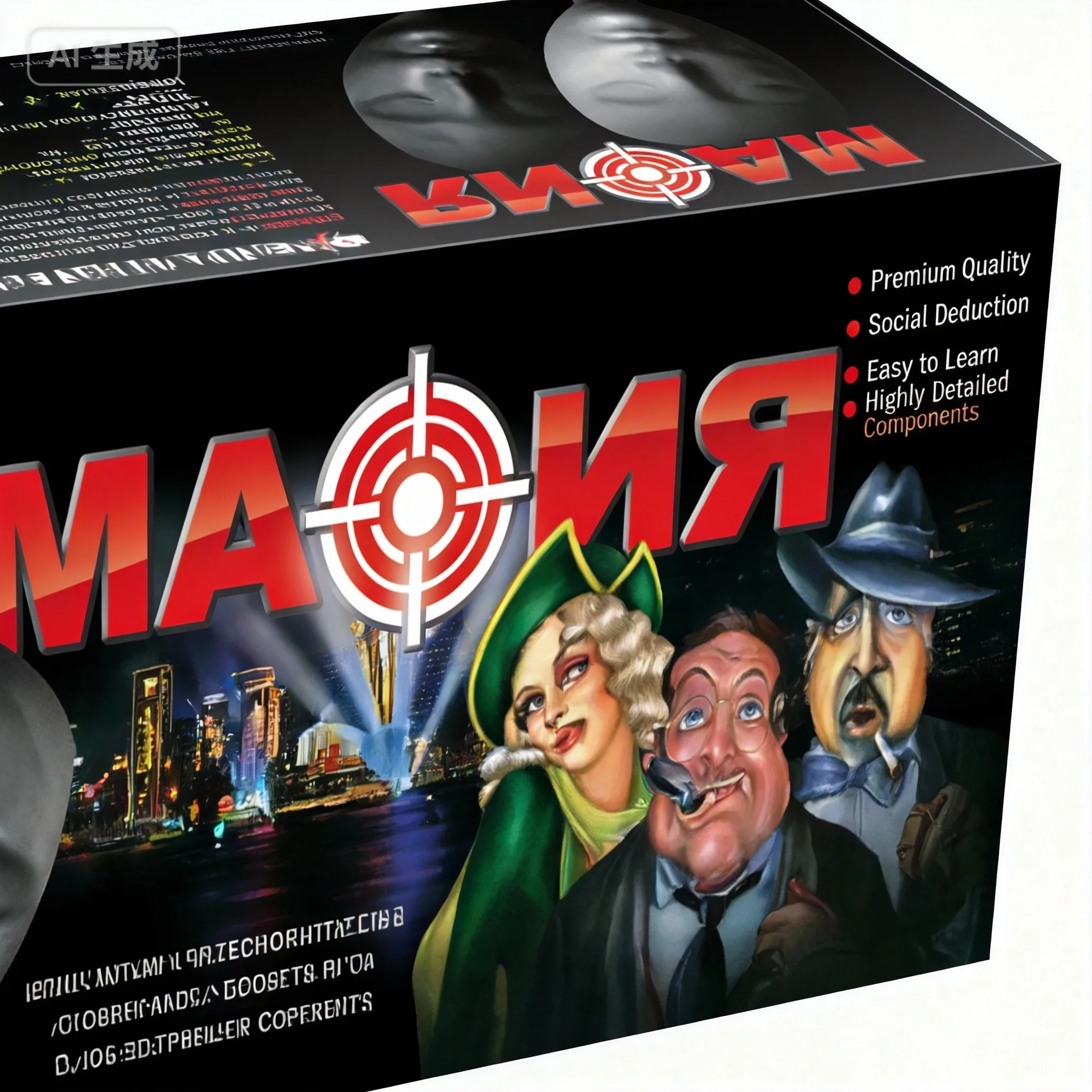 Jogo Mafia Lux - Jogo de Tabul - Party Games Mafia avaliação e preço