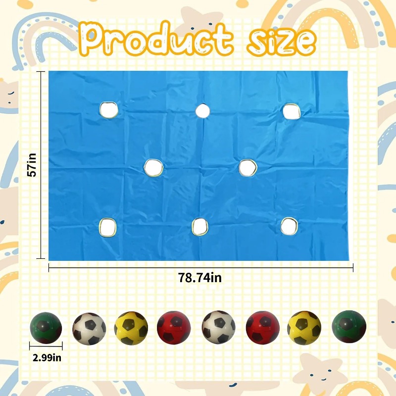 1PC Jogo de Lona com Buracos p - Party Games Kids Outdoor avaliação e preço