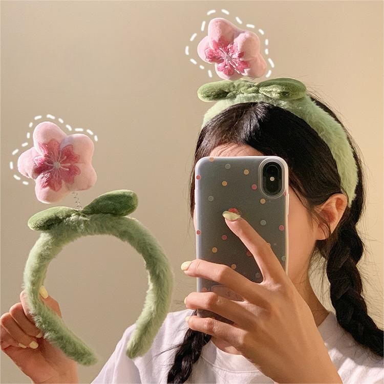 Cute Plush Flower Hair Hoop pa - Ring Toss Outdoor avaliação e preço