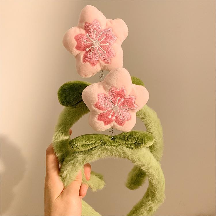 Cute Plush Flower Hair Hoop pa - Ring Toss Outdoor avaliação e preço