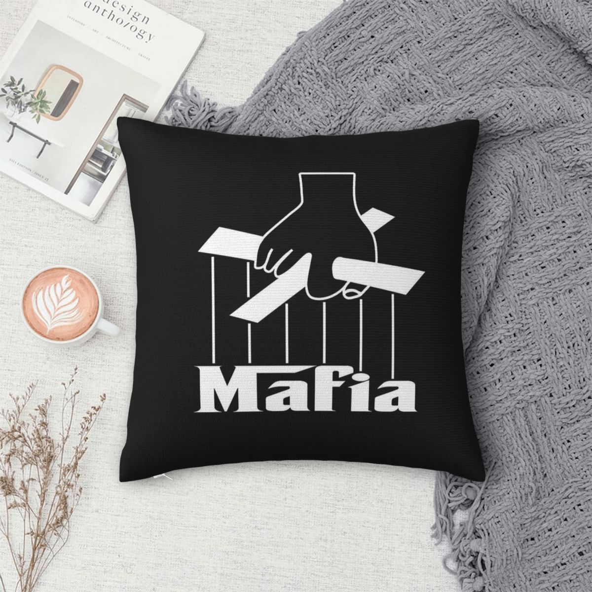 Capa de almofada quadrada para - Party Games Mafia avaliação e preço