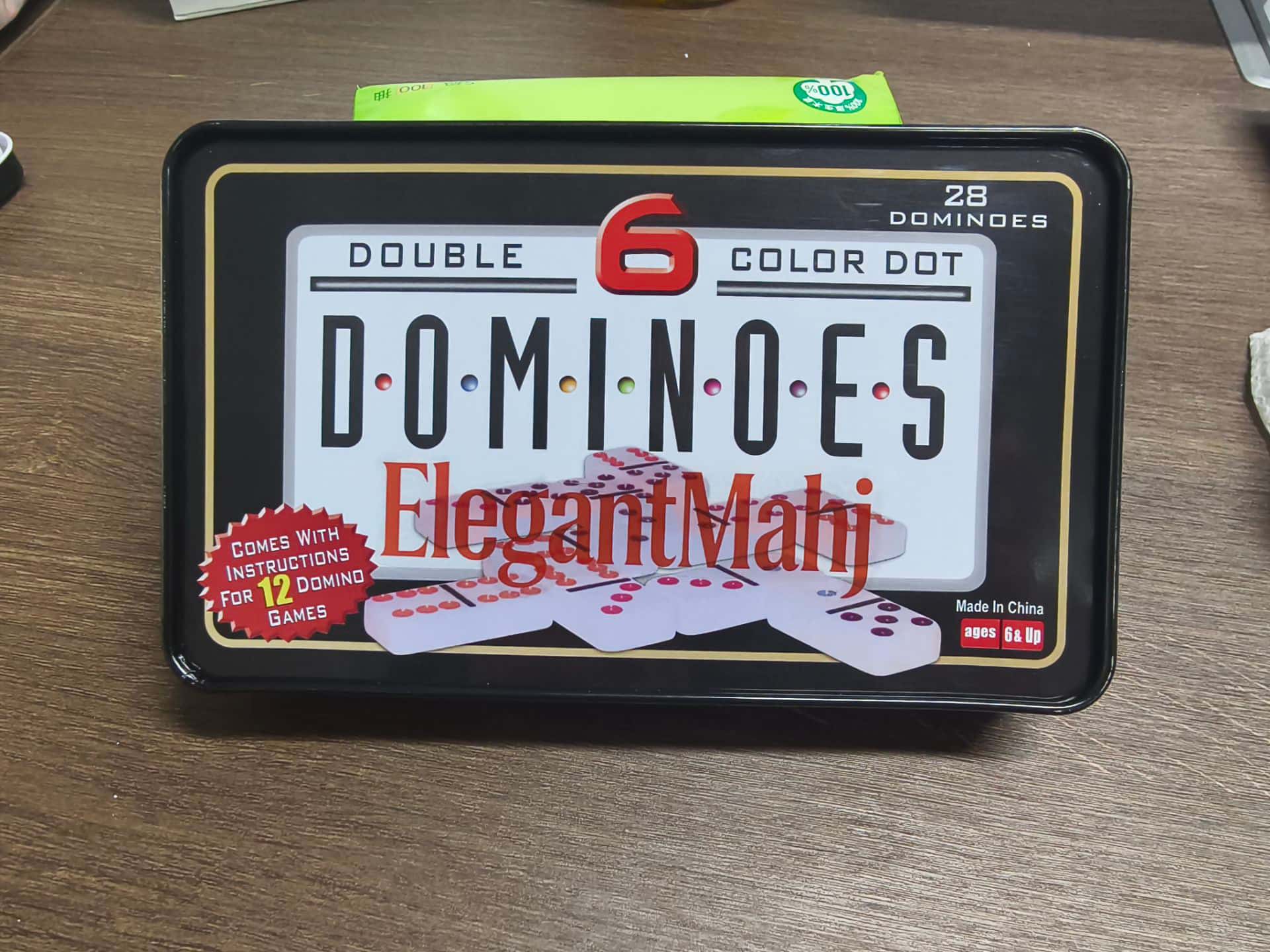 Conjunto de Dominó Elegante Ma - Party Games Box avaliação e preço